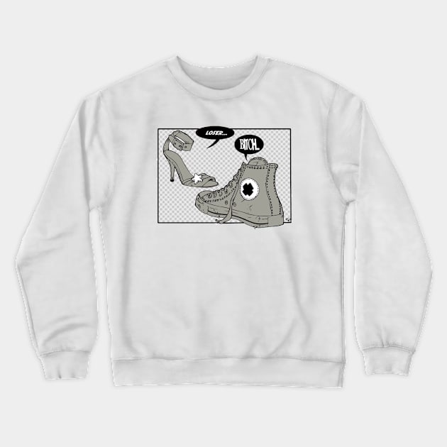 Talking Shoes Crewneck Sweatshirt by DenisMedri